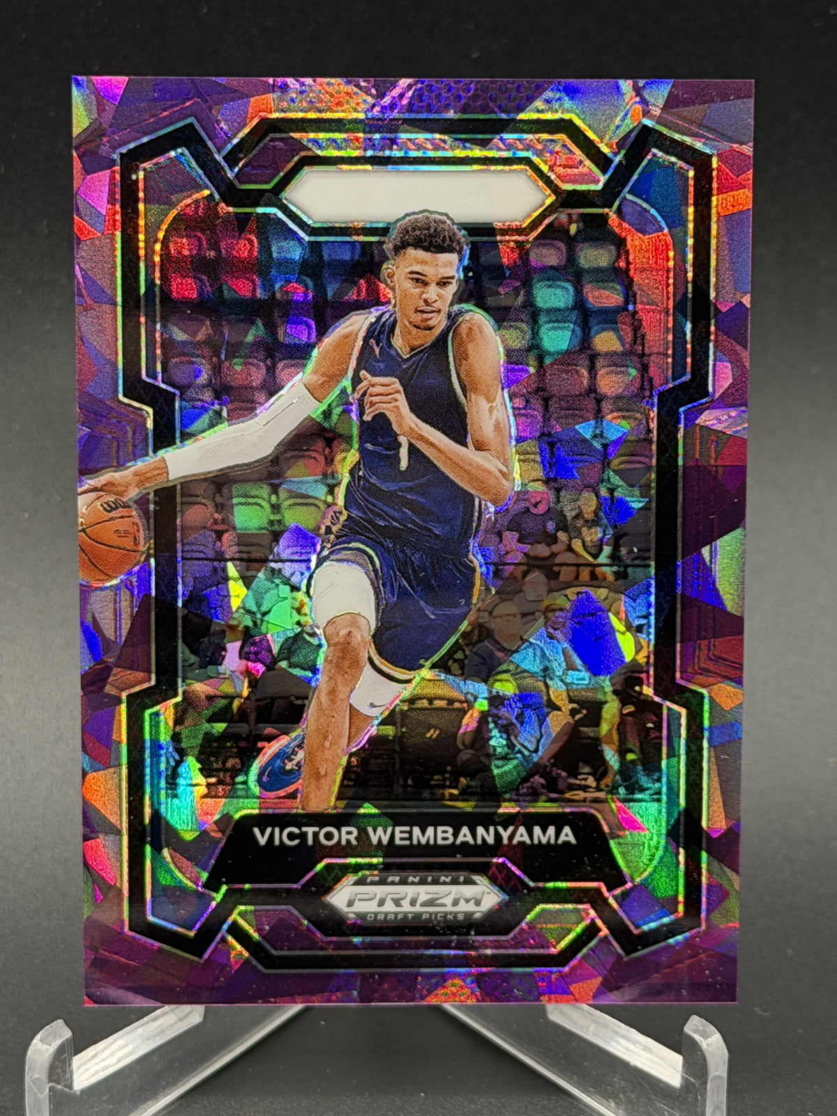 2024 Panini Prizm Draft Picks #99 Victor Wembanyama Prizms Purple Ice