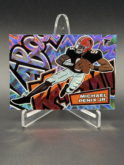 2025 Panini Absolute #20 Michael Penix Jr. Kaboom! Horizontal