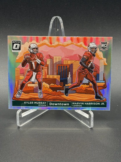 2024 Donruss Optic #15 Kyler Murray Marvin Harrison Jr. Rookie RC Downtown Duos