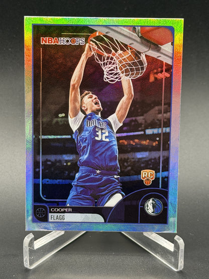 2025-26 Topps Hoops #35 Cooper Flagg Rookie RC Holo Rainbow