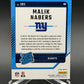 2024 Donruss #383 Malik Nabers Optic Rated Rookies Preview Red Pandora