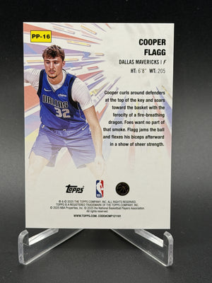2025-26 Topps #PP-16 Cooper Flagg Rookie RC Power Players