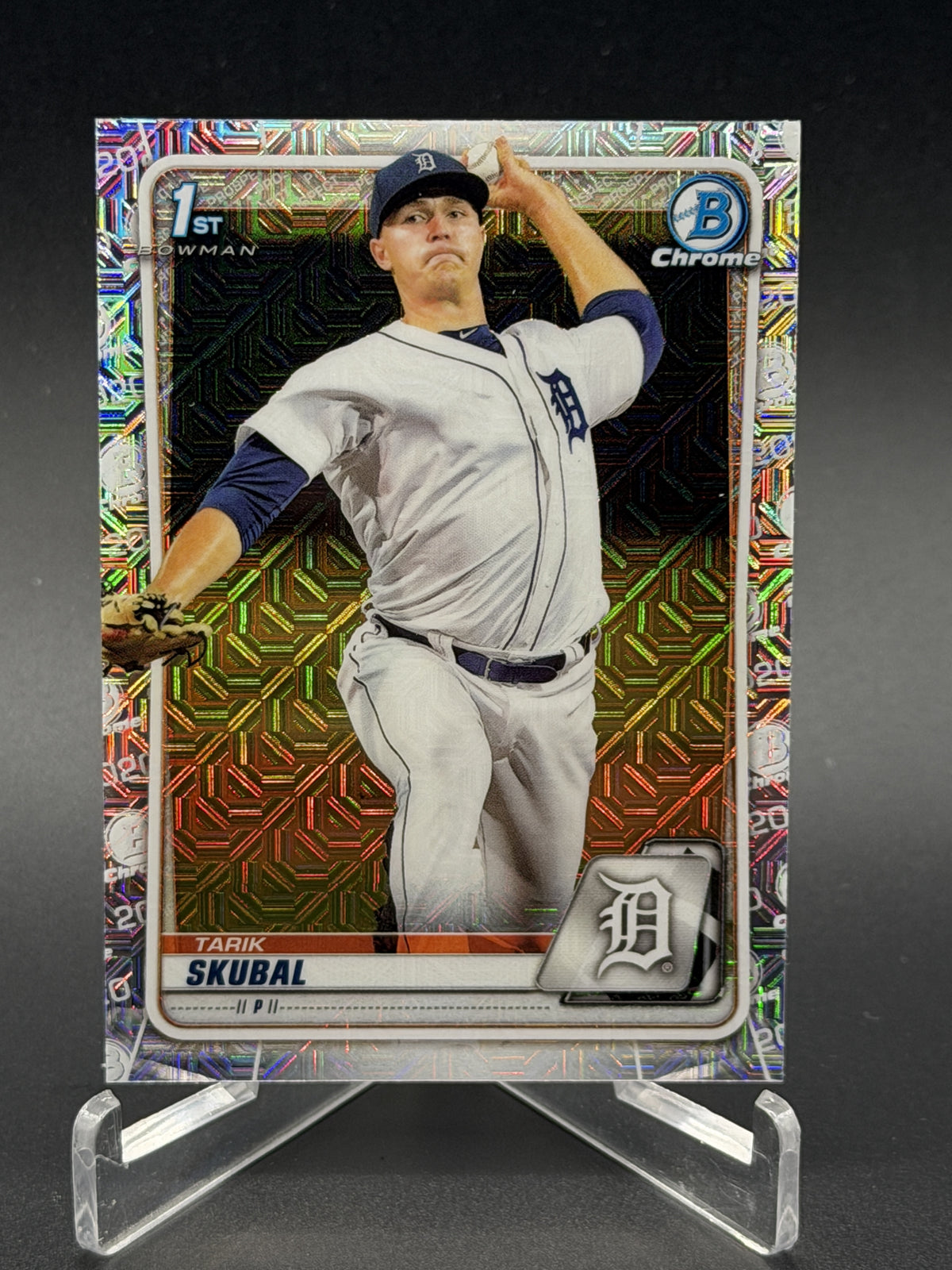 2020 Bowman #BCP-108 Tarik Skubal 1st RC Chrome Prospects Mojo Refractor #1