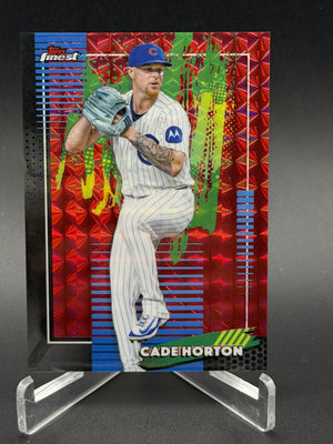 2026 Finest #94 Cade Horton Red Geometric Refractors #/5