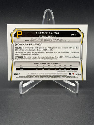 2026 Bowman #CPA-KG Konnor Griffin Chrome Variation Auto Mojo Refractor /25