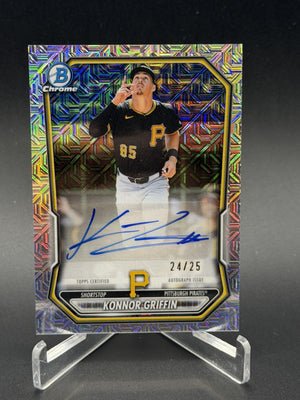 2026 Bowman #CPA-KG Konnor Griffin Chrome Variation Auto Mojo Refractor /25