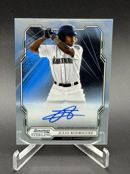 2019 Bowman Sterling #BSPA-JR Julio Rodriguez Auto