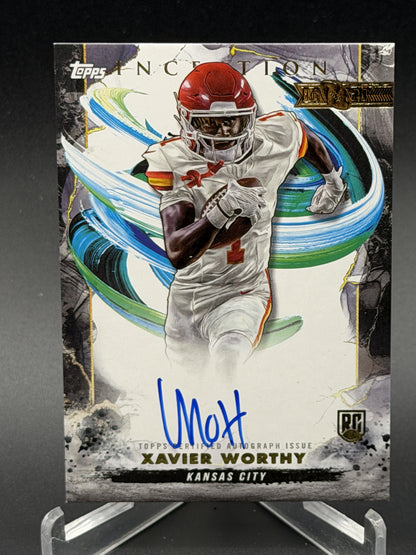 2024 Topps Inception #RA-XW Xavier Worthy Rookie Autographs