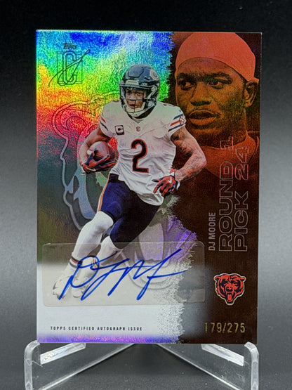 2025 Topps Signature Class #67 DJ Moore Autographs Silver #/275