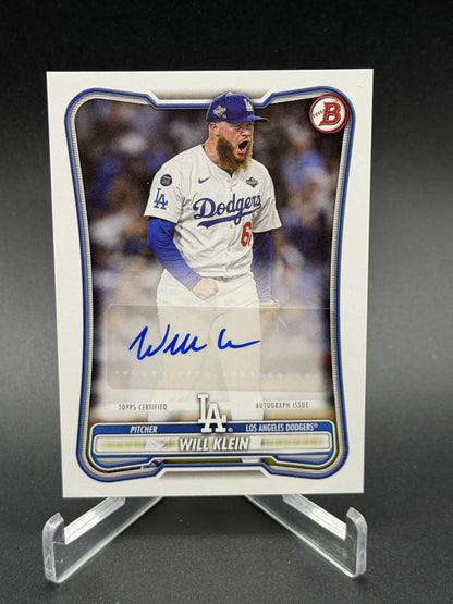2026 Bowman #PRV-WK Will Klein Auto