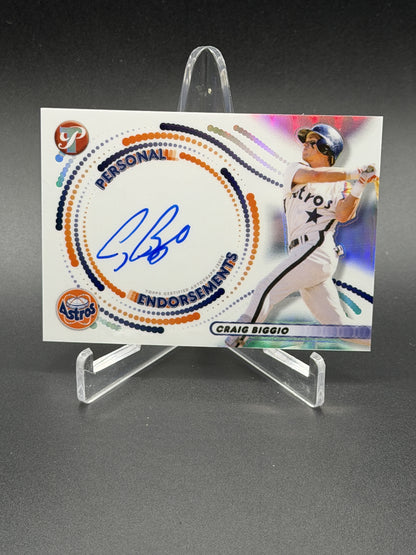 2026 Topps Pristine #PEA-CB Craig Biggio Personal Endorsements Autographs