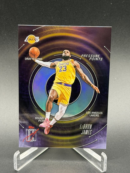 2025-26 Topps Signature Class #PP-5 LeBron James Pressure Points