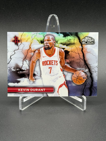 2025-26 Topps Chrome Black #BL-14 Kevin Durant Black Lightning Case Hit SSP