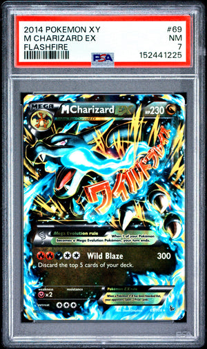 2014 Pokemon Xy Flashfire #69 M Charizard Ex Flashfire PSA 7