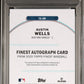 2025 Finest #FA-AW Austin Wells Finest Autographs Purple Refractor #/125 PSA 10