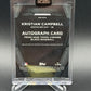 2026 Topps Chrome Black #CBA-KCA Kristian Campbell Auto Gold Refractor #/50