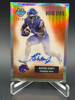 2024 Bowman University Chrome #55BV-AJ Ashton Jeanty 1955 Football Auto /99