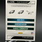 2025 Panini Silhouette Cunningham / Nick Foles / Donovan McNabb Triple Auto /25
