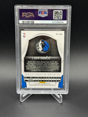 2018-19 Panini Certified #153 Luka Doncic PSA 10