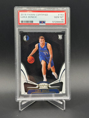 2018-19 Panini Certified #153 Luka Doncic PSA 10