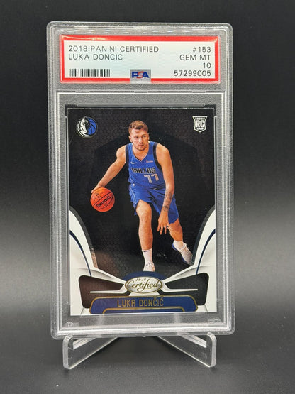 2018-19 Panini Certified #153 Luka Doncic PSA 10