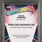2024 Topps Chrome Malik Nabers Future Stars RC Auto Green Refractor /99 PSA 9