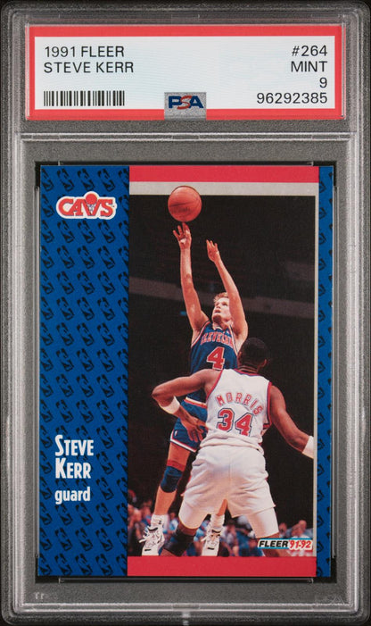 1991-92 Fleer #264 Steve Kerr PSA 9