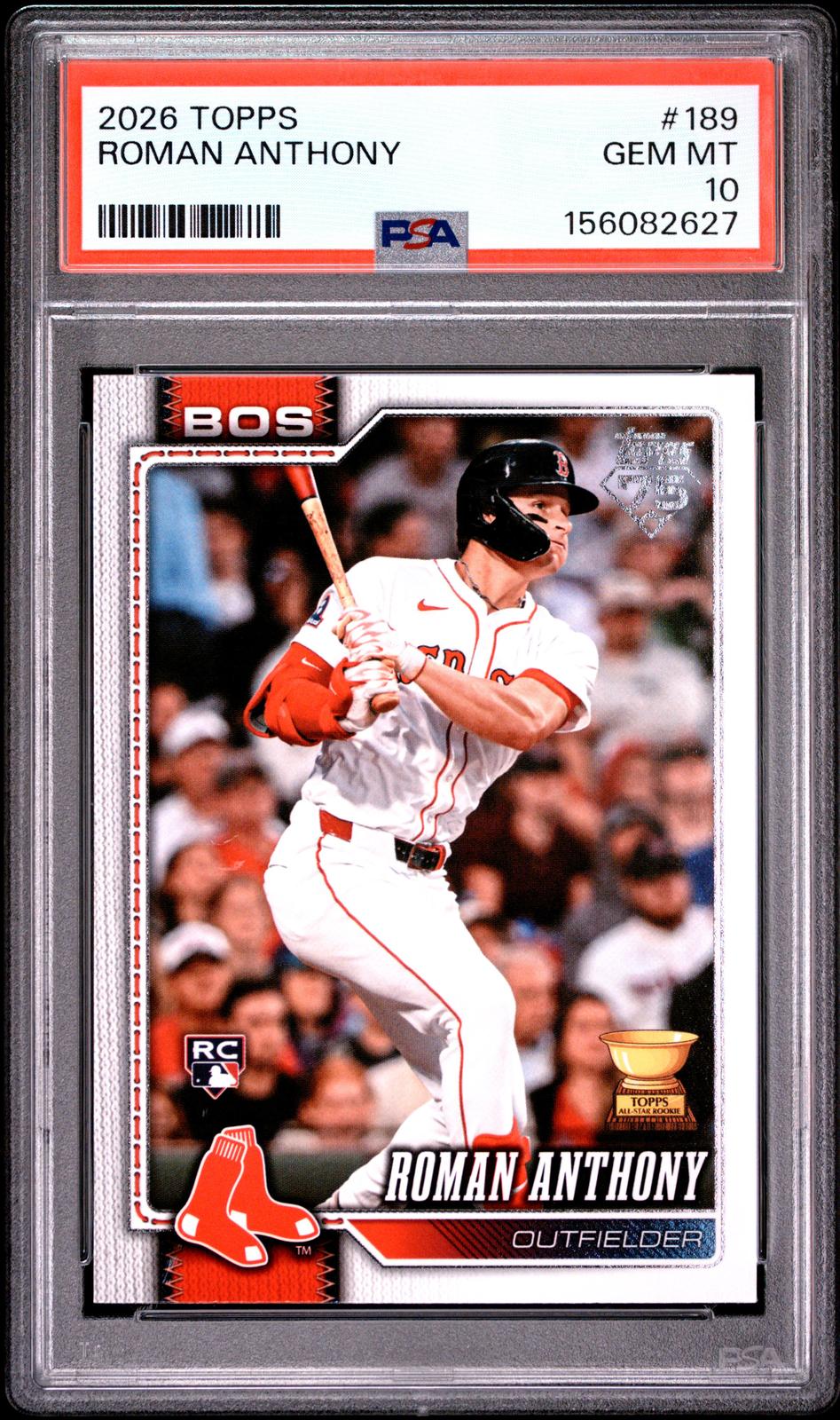 2026 Topps #189 Roman Anthony Rookie RC PSA 10