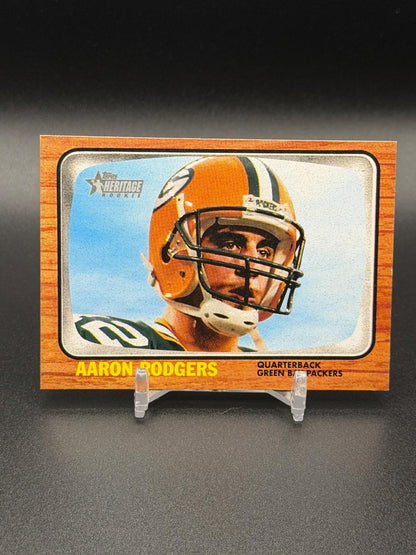2005 Topps Heritage #344 Aaron Rodgers Rookie RC