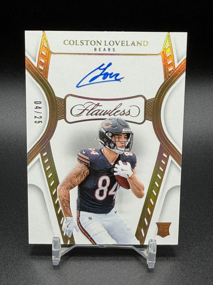 2025 Panini Flawless #RDS-CLD Colston Loveland Rookie Debut Signatures #/25