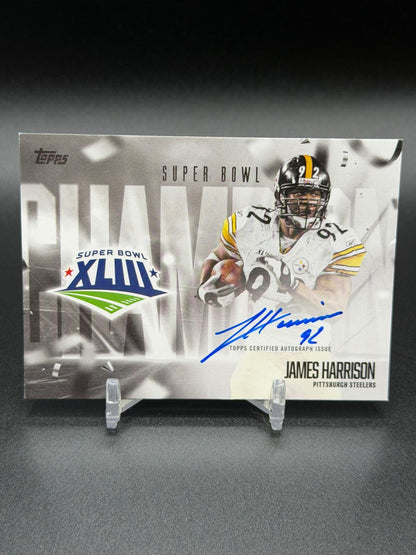 2026 Topps Flagship #SBCS-JAHA James Harrison Super Bowl Champion Signatures