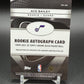 2025-26 Topps Chrome Black #RA-AB Ace Bailey Rookie Auto Blue Refractor #/150