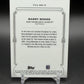 2026 Topps Tribute #TCA-BB19 Barry Bonds Career Achievement Award Red /5
