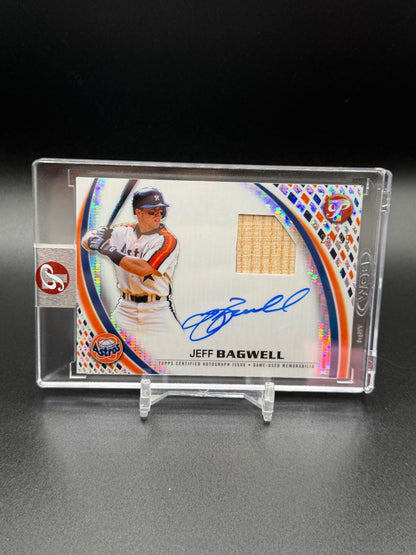 2024 Topps Pristine #PPAR-JB Jeff Bagwell Pieces Auto Relics Refractor #/99