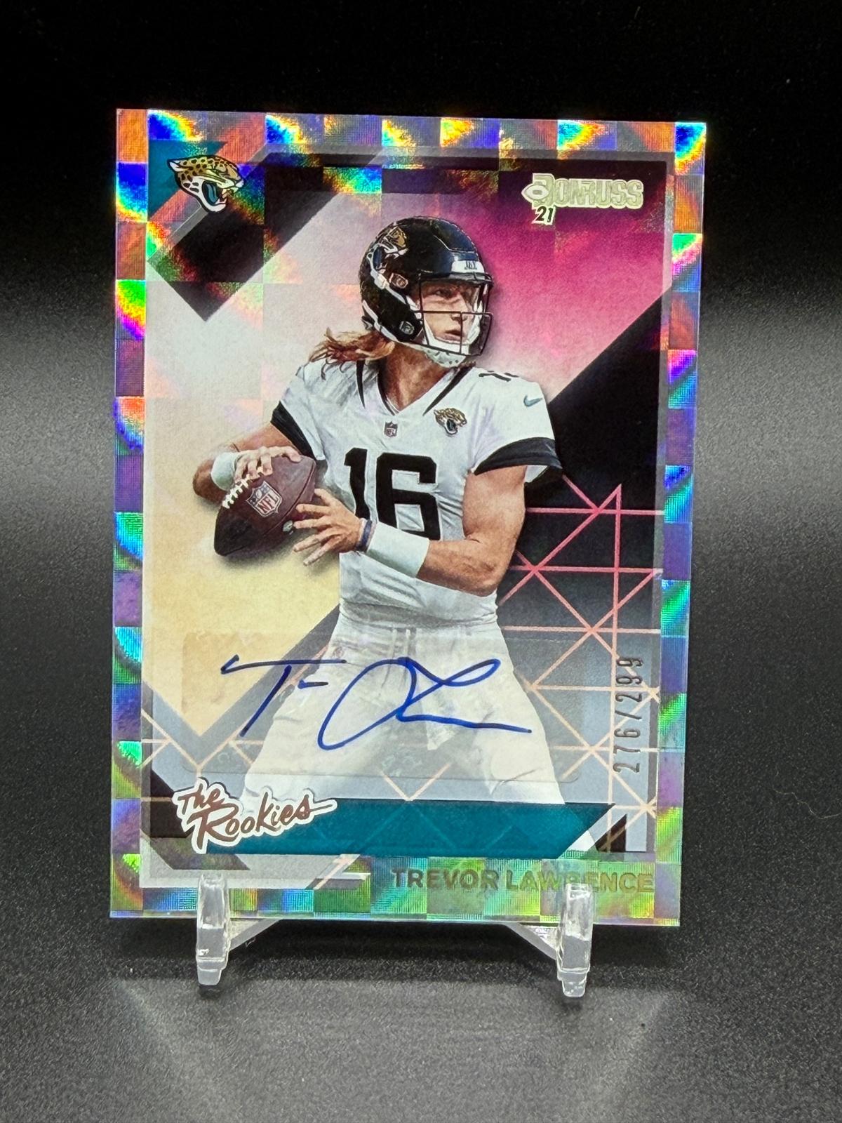 2021 Donruss #TR-TRL Trevor Lawrence The Rookies Autographs #/299