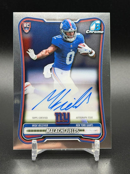 2026 Bowman #BCRA-MF Malachi Fields Chrome Rookie Autographs
