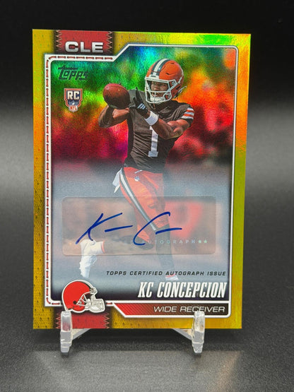 2026 Topps Flagship #323 KC Concepcion Rookie Auto Gold Foil #/50