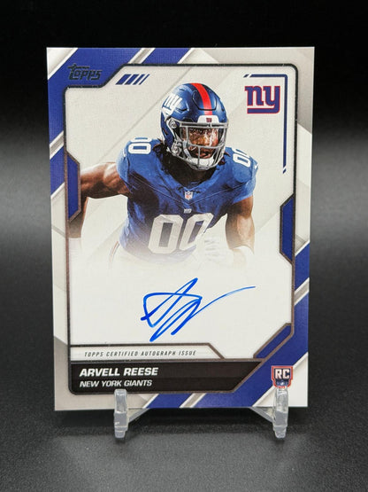 2026 Topps Flagship #FFS-AR Arvell Reese Rookie RC First Signatures