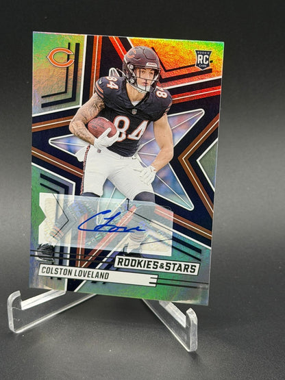 2025 Panini Rookies & Stars #114 Colston Loveland Rookie Signatures