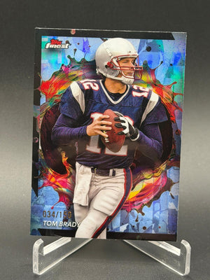 2024 Finest #230 Tom Brady Sky Blue Refractor #/150