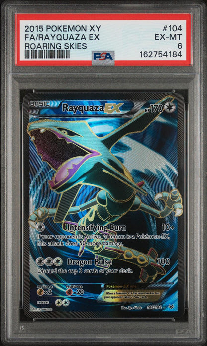 2015 Pokemon Xy Roaring Skies #104 Rayquaza Ex Full Art PSA 6
