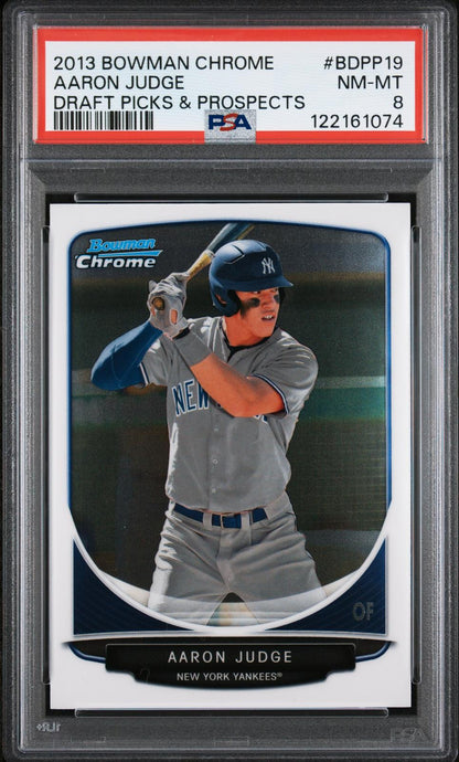 2013 Bowman Draft Picks & Prospects #BDPP19 Aaron Judge Chrome PSA 8