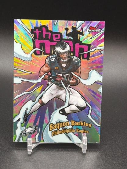 2025 Finest #TM-12 Saquon Barkley The Man Case Hit SSP