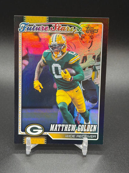 2026 Topps Flagship #263 Matthew Golden Black Holo Foil Future Stars /10