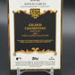 2025 Topps Gilded #GCH-AG Adolis García Gold Framed Champions Auto Emerald /25