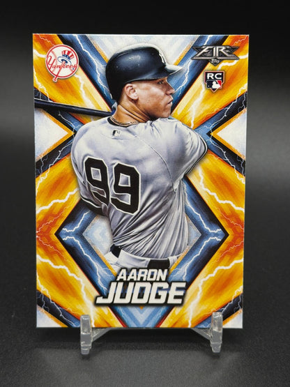 2017 Topps Fire #62 Aaron Judge Rookie RC