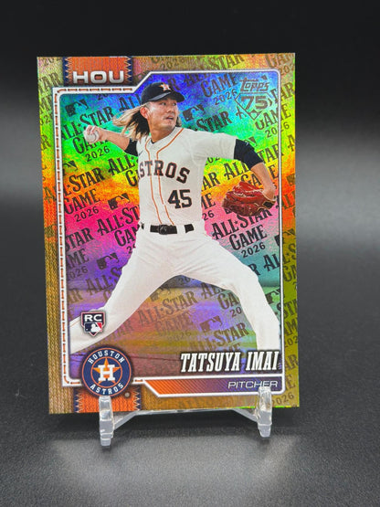 2026 Topps #513 Tatsuya Imai Rookie RC All-Star Game Gold #/50