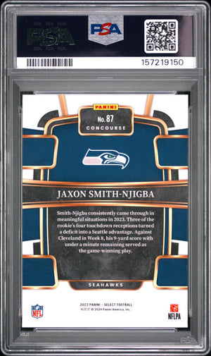 2023 Panini Select #87 Jaxon Smith-Njigba Rookie RC PSA 10