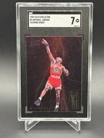 1993-94 Ultra Scoring Kings #5 Michael Jordan card graded SGC 7