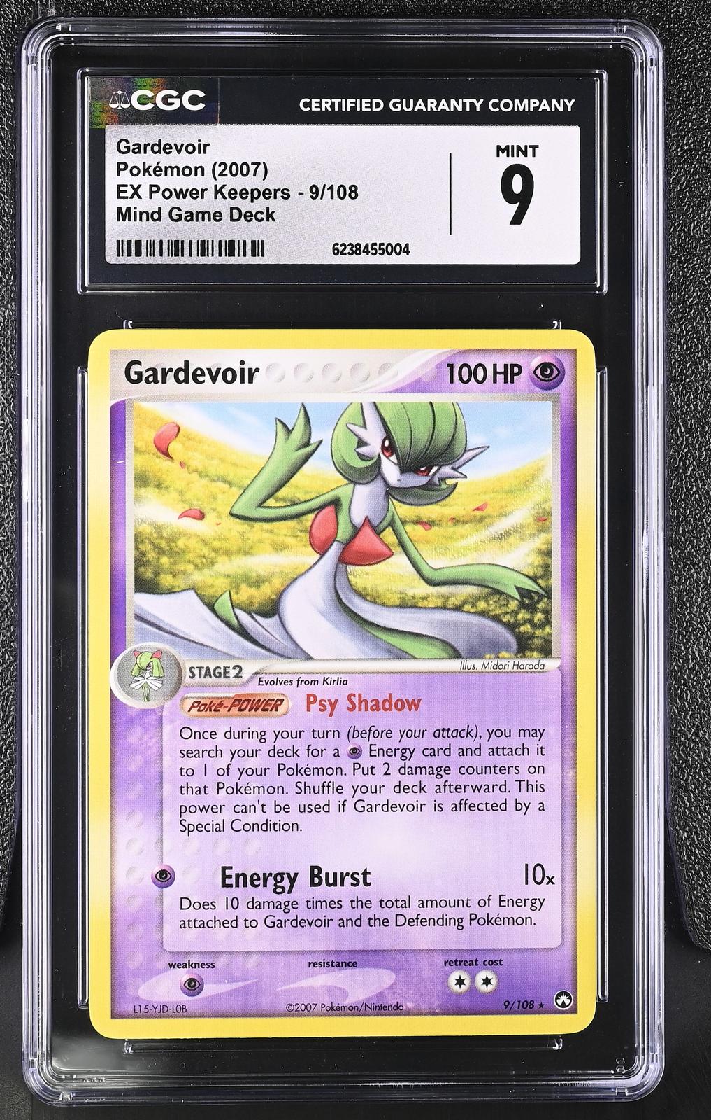 2007 Pokemon EX Power Keepers #9/108 Gardevoir Mind Game Deck CGC 9